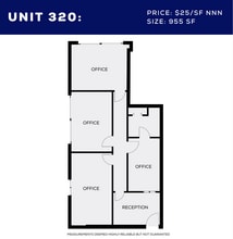 3801 N University Dr, Sunrise, FL à louer Plan d’étage- Image 1 de 9