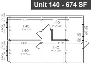 1190 S Bascom Ave, San Jose, CA for lease Floor Plan- Image 1 of 1