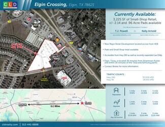 Plus de détails pour 910 Lee Dildy Blvd, Elgin, TX - Commerce de détail à louer