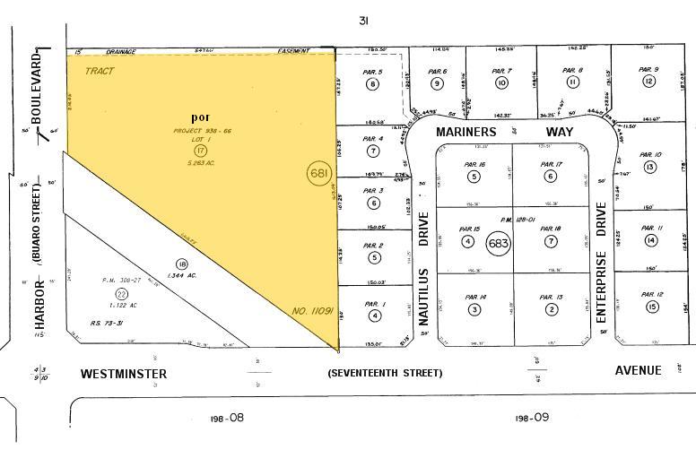13892 Harbor Blvd, Garden Grove, CA for sale - Plat Map - Image 2 of 5
