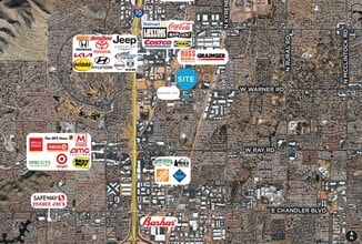 1107-1119 W Ranch Rd, Tempe, AZ - AERIAL map view