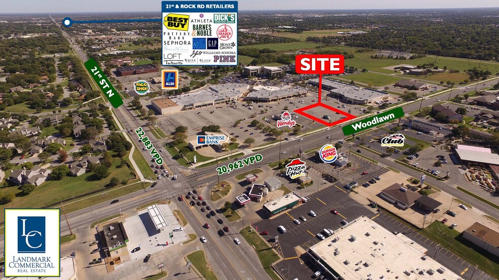 Woodlawn & 21st St, Wichita, KS for lease - Building Photo - Image 2 of 2