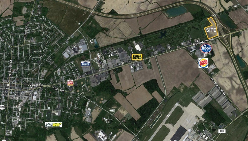 SR 22/3 & 73, Wilmington, OH à vendre - Aérien - Image 3 de 3
