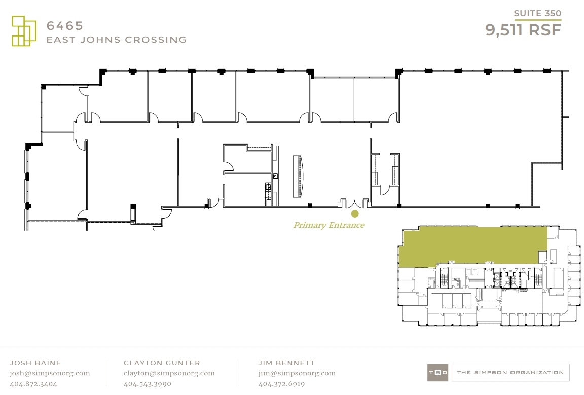 6465 E Johns Xing, Johns Creek, GA for lease Floor Plan- Image 1 of 1