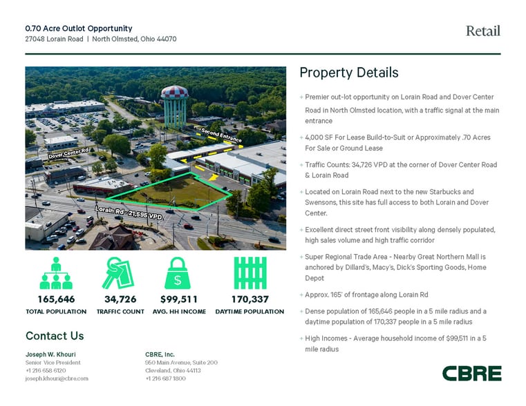 27048 Lorain Rd, North Olmsted, OH for lease - Building Photo - Image 2 of 8