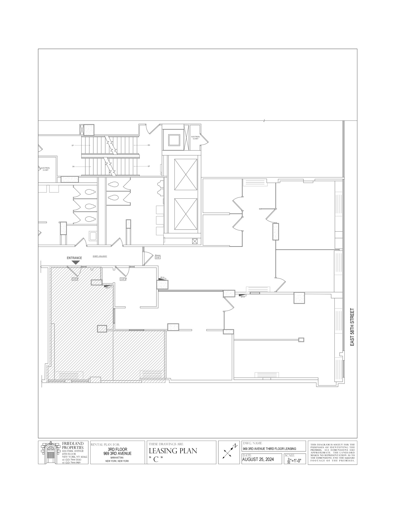 969 Third Ave, New York, NY à louer Plan de site- Image 1 de 1