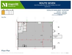 9321 Philadelphia Rd, Rosedale, MD à louer Plan d’étage- Image 1 de 1