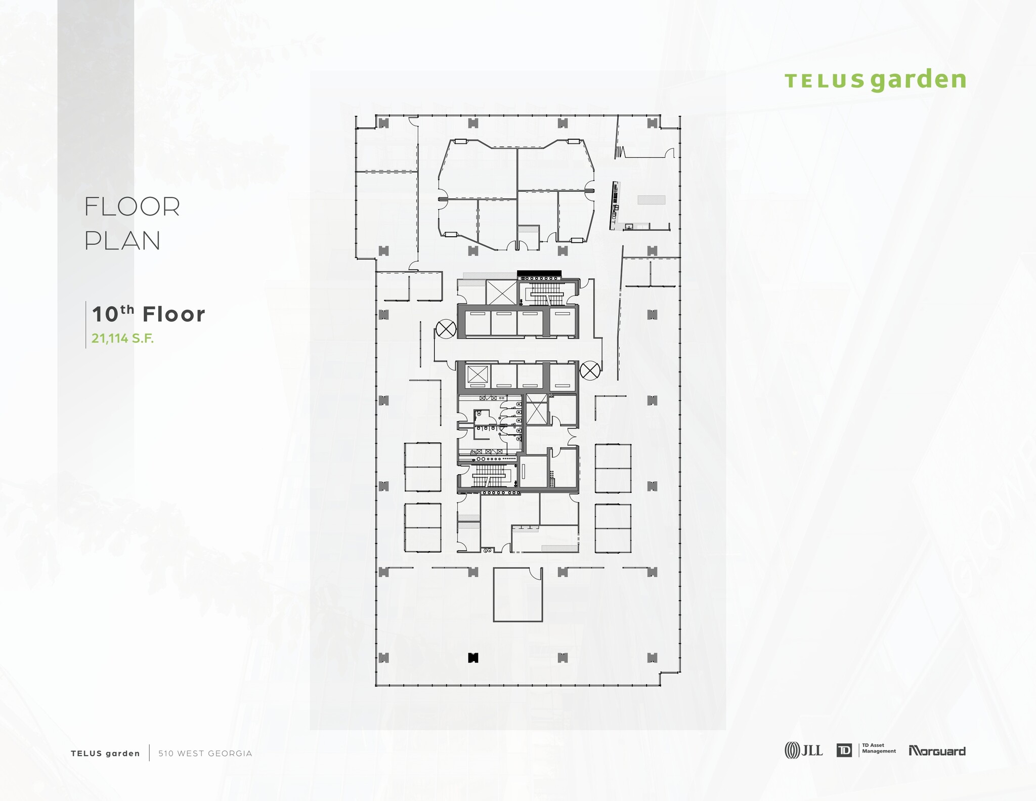 510 W Georgia St, Vancouver, BC for lease Floor Plan- Image 1 of 1