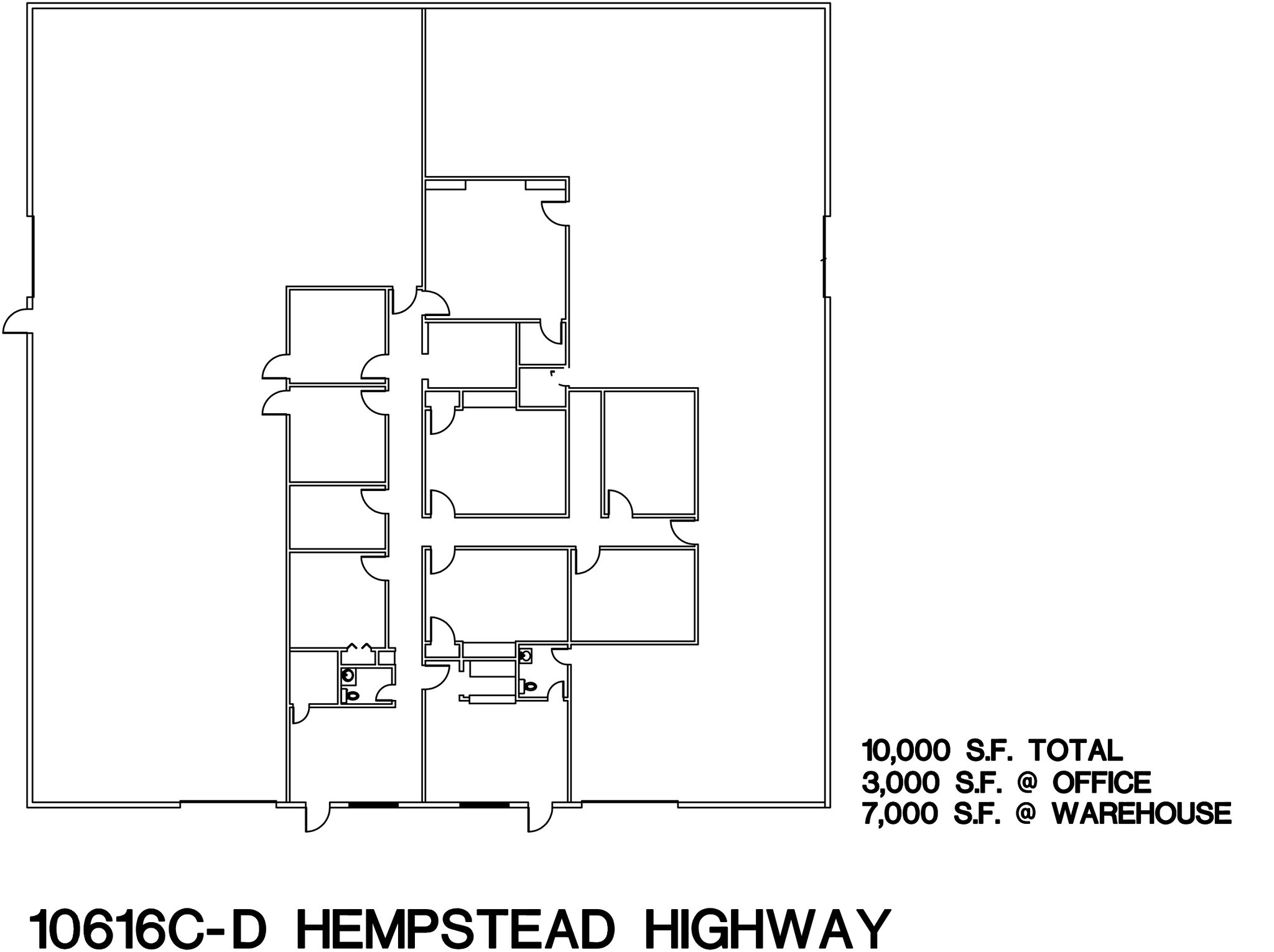 10612 Hempstead Rd, Houston, TX for lease Floor Plan- Image 1 of 1