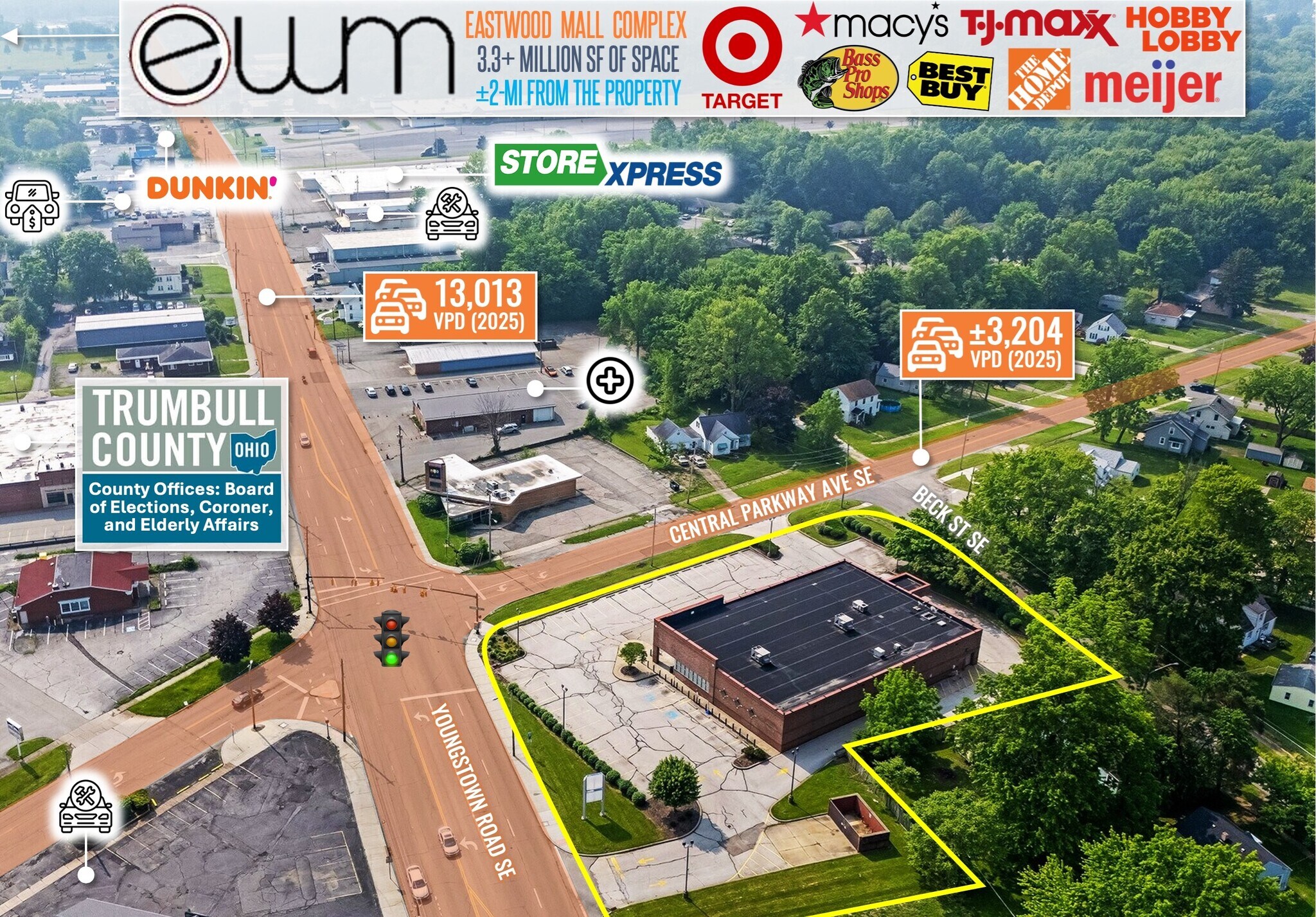 2840 Youngstown Rd SE, Warren, OH à vendre Photo principale- Image 1 de 25