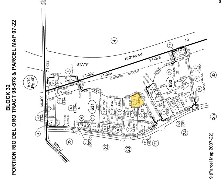 Plumas Lake Blvd, Olivehurst, CA à vendre - Plan cadastral - Image 1 de 1