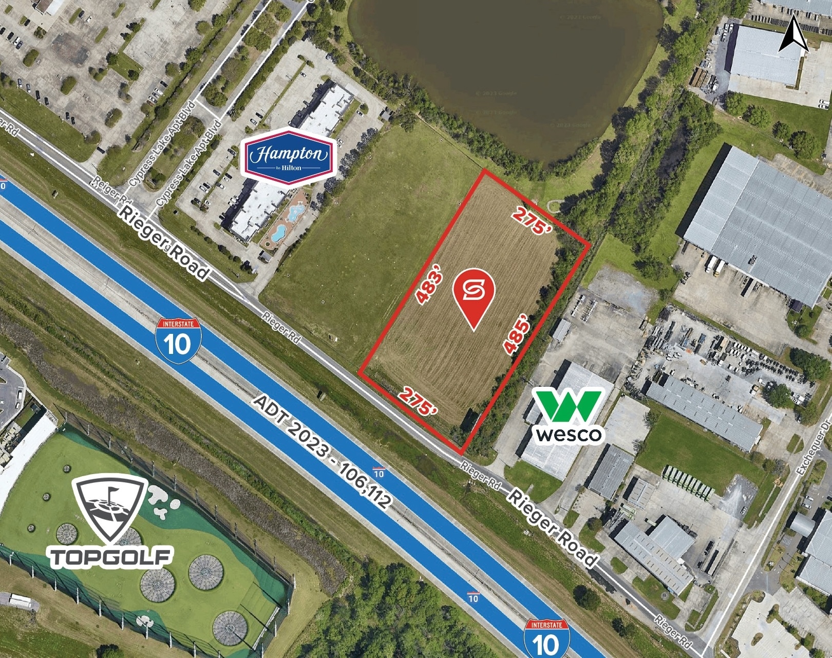11331 Rieger Rd, Baton Rouge, LA à vendre Aérien- Image 1 de 7
