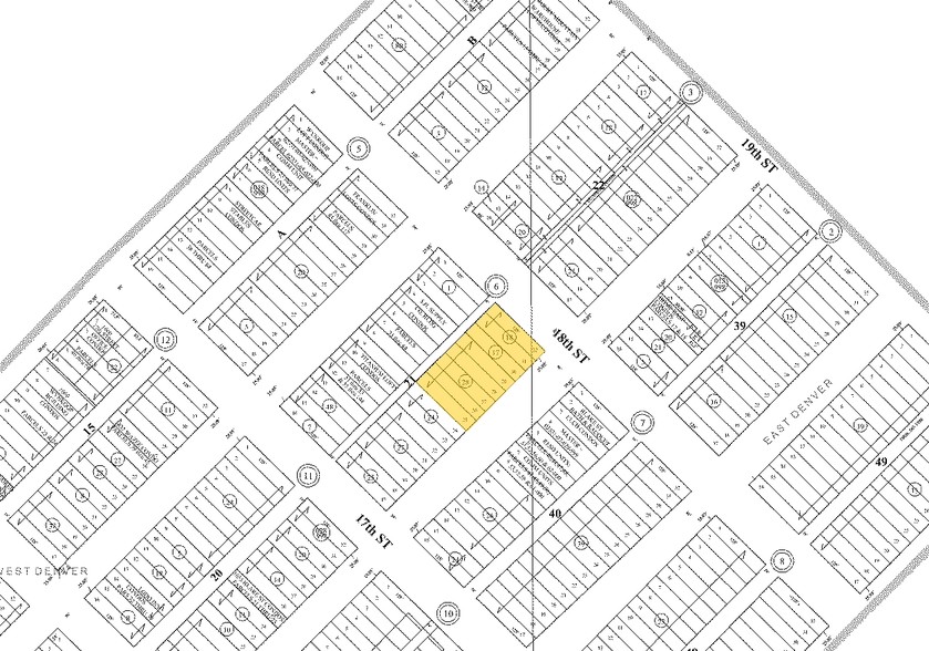 1755 Blake St, Denver, CO for lease - Plat Map - Image 2 of 18