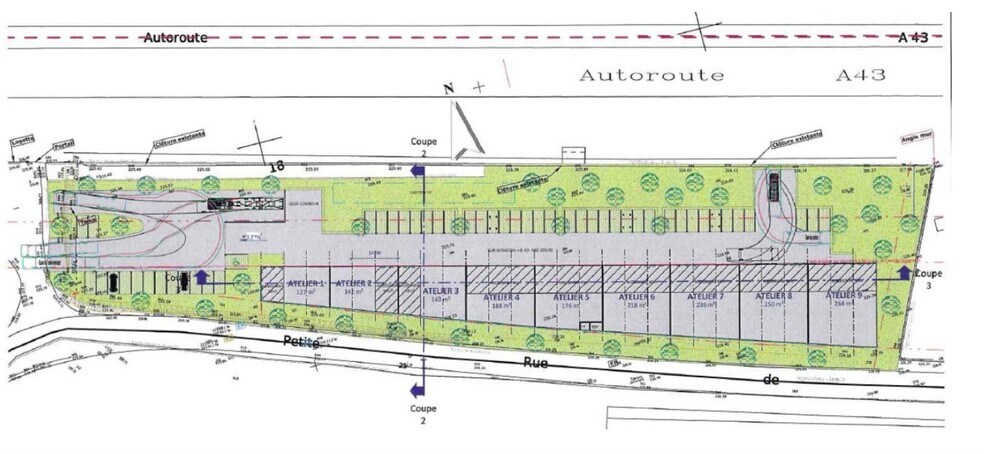 Flex in Bourgoin-Jallieu for lease - Floor Plan - Image 2 of 4