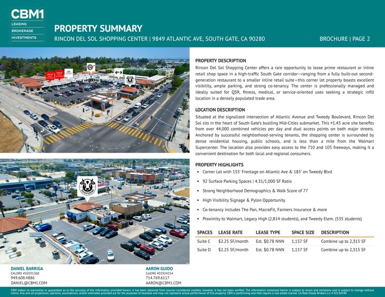 9849 Atlantic Ave, South Gate, CA for lease - Building Photo - Image 3 of 9