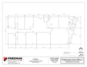 22260 Haggerty Rd, Northville, MI for lease Site Plan- Image 1 of 2