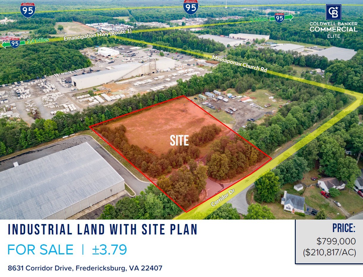 8631 Corridor Dr, Fredericksburg, VA for sale Building Photo- Image 1 of 4