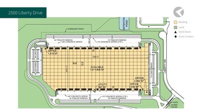 2500 Liberty Dr, Northampton, PA à louer Plan d’étage- Image 2 de 11