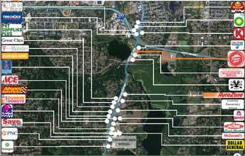 2665 Manchester Rd, Akron, OH - aerial  map view