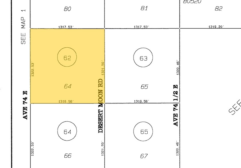 40 Acres at Big Horn Ranch Salome portefeuille de 5 propriétés à vendre sur LoopNet.ca - Plan cadastral - Image 3 de 3