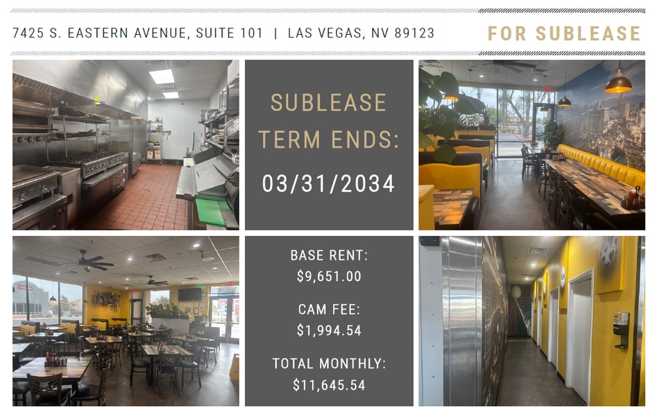7425 S Eastern Ave, Las Vegas, NV for lease - Building Photo - Image 3 of 4