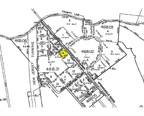 2070 Springdale Rd, Cherry Hill, NJ for sale - Plat Map - Image 2 of 9