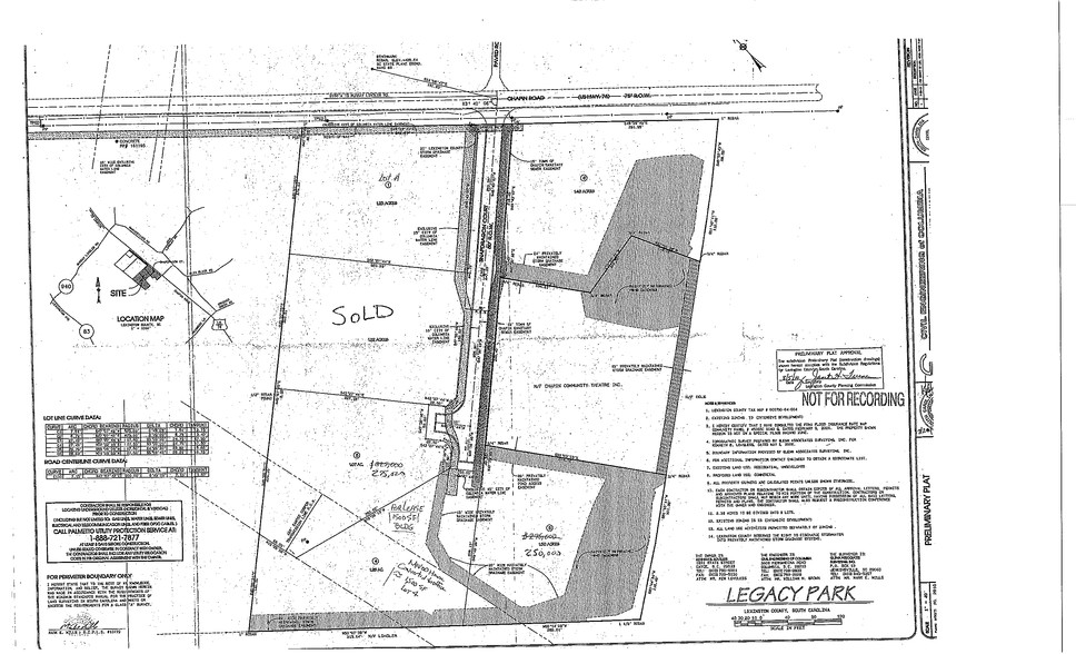 717 Chapin Rd, Chapin, SC for sale - Plat Map - Image 2 of 2