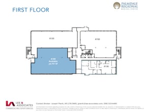 38660 Medical Center Dr, Palmdale, CA à louer Plan d’étage- Image 1 de 1
