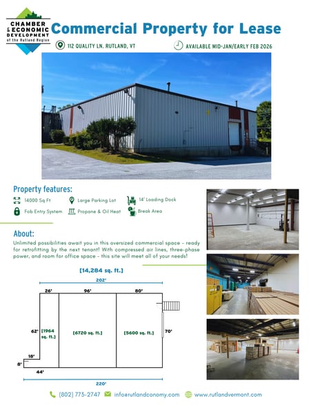 112 Quality Ln, Rutland, VT à louer - Plan d’étage - Image 2 de 7