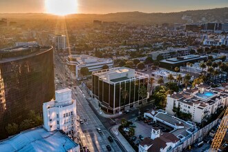 8447 Wilshire Blvd, Beverly Hills, CA - Aérien  Vue de la carte