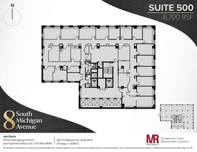 8 S Michigan Ave, Chicago, IL à louer Plan d’étage- Image 1 de 11