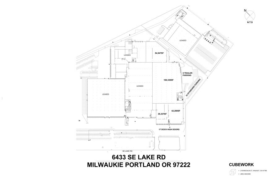 6433 SE Lake Rd, Portland, OR à louer - Plan de site - Image 2 de 23