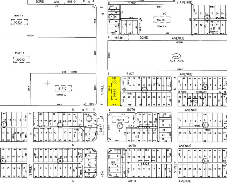 5001 4th St N, Saint Petersburg, FL à louer - Plan cadastral - Image 2 de 7