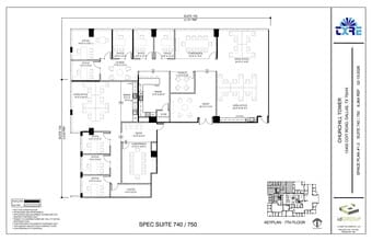 12400 Coit Rd, Dallas, TX for lease Floor Plan- Image 1 of 2