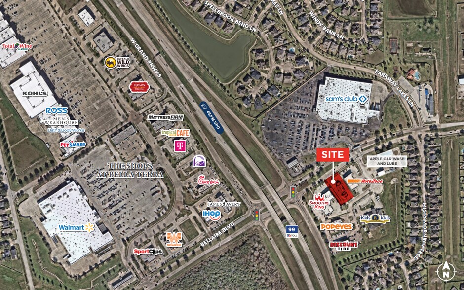 22363 Bellaire Blvd, Richmond, TX à louer - Aérien - Image 2 de 7