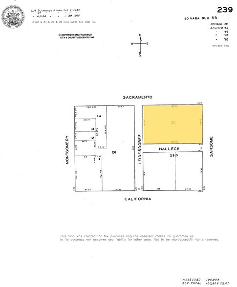 343 Sansome St, San Francisco, CA à louer - Plan cadastral - Image 2 de 17