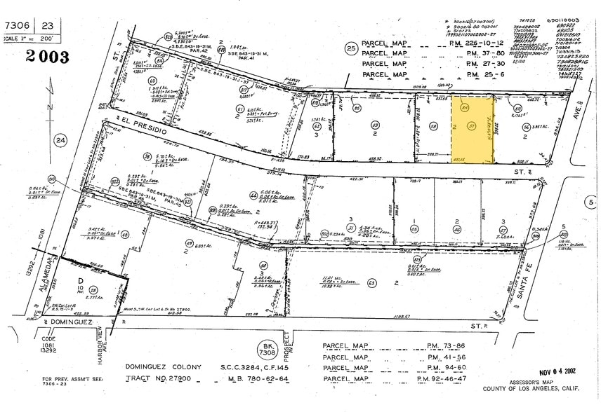 2751 El Presidio St, Carson, CA à louer - Plan cadastral - Image 2 de 3