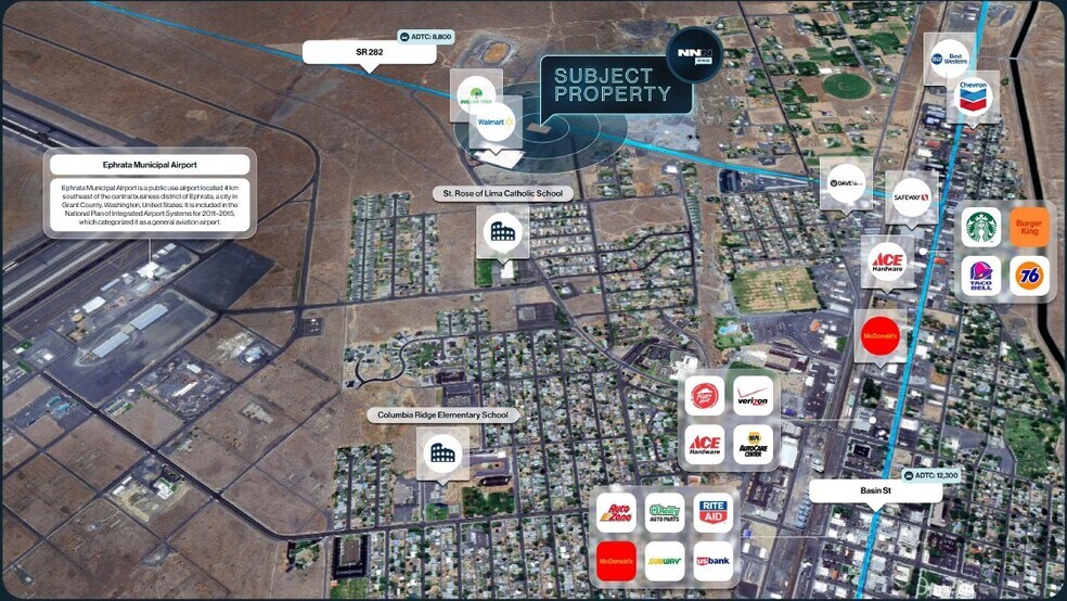 1551 Nat Washington Way, Ephrata, WA à vendre - Photo du bâtiment - Image 2 de 4