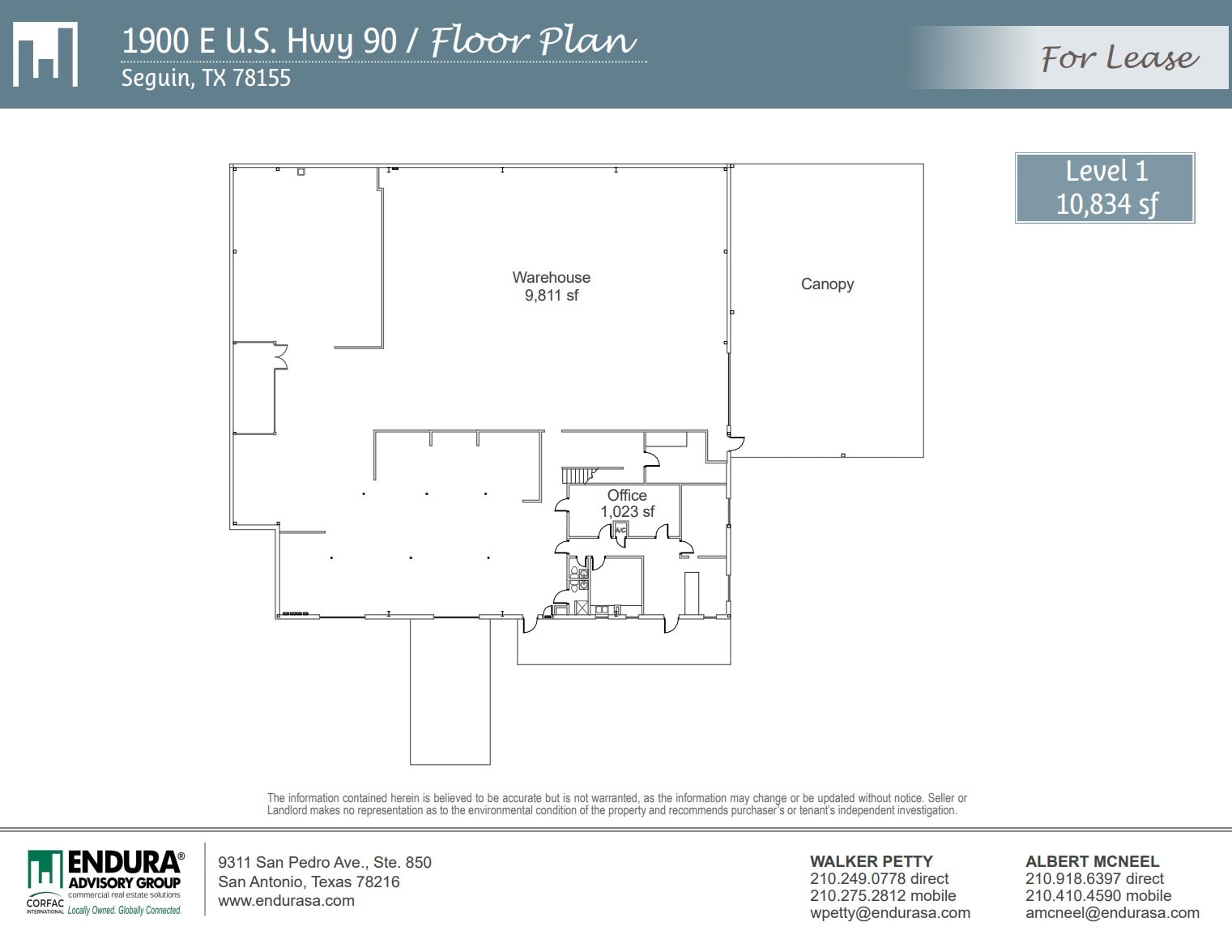 1900 E US Highway 90, Seguin, TX for lease Floor Plan- Image 1 of 1