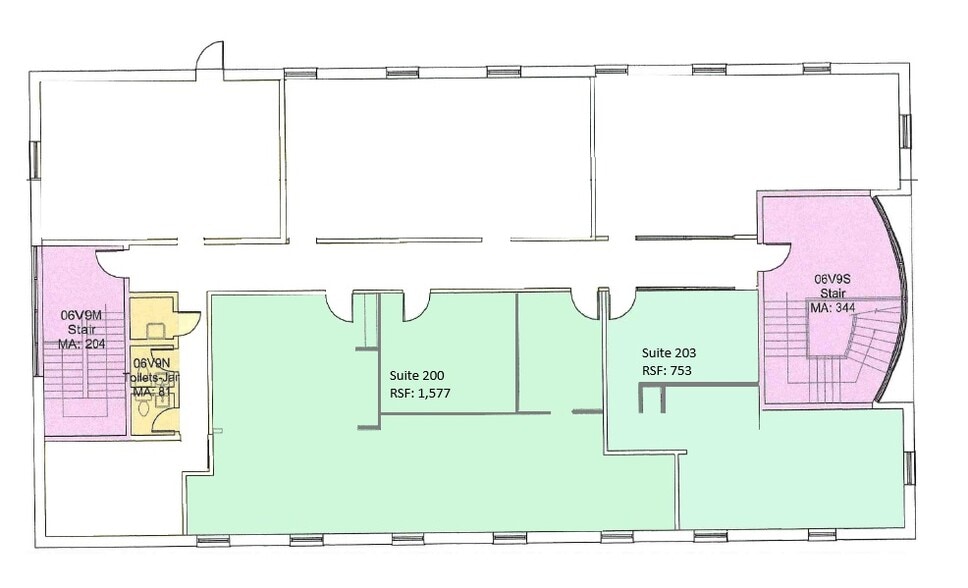 444 N Main St, Glen Ellyn, IL for lease - Floor Plan - Image 2 of 2