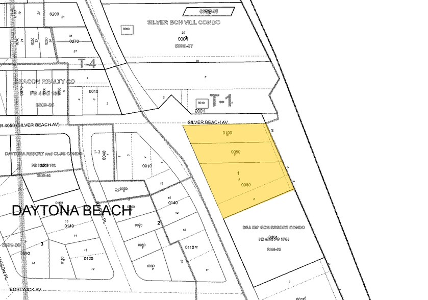 1201 S Atlantic Ave, Daytona Beach, FL à vendre - Plan cadastral - Image 2 de 35