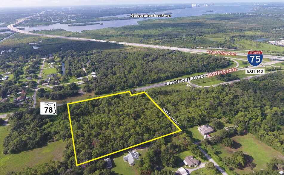 17300 Wells Rd, North Fort Myers, FL à vendre - Aérien - Image 1 de 8