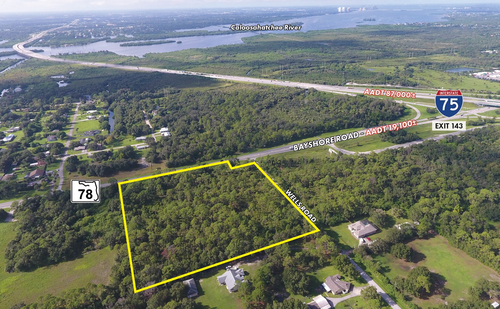 17300 Wells Rd, North Fort Myers, FL à vendre Aérien- Image 1 de 9