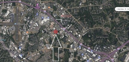 127 Halton Village Cir, Greenville, SC - AÉRIEN  Vue de la carte