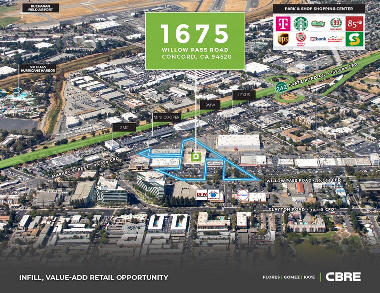 1675 Willow Pass Rd, Concord, CA à vendre - Photo du bâtiment - Image 1 de 12