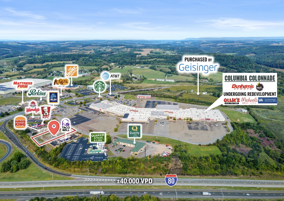 197 Columbia Mall dr, Bloomsburg, PA à louer Photo du bâtiment- Image 1 de 2