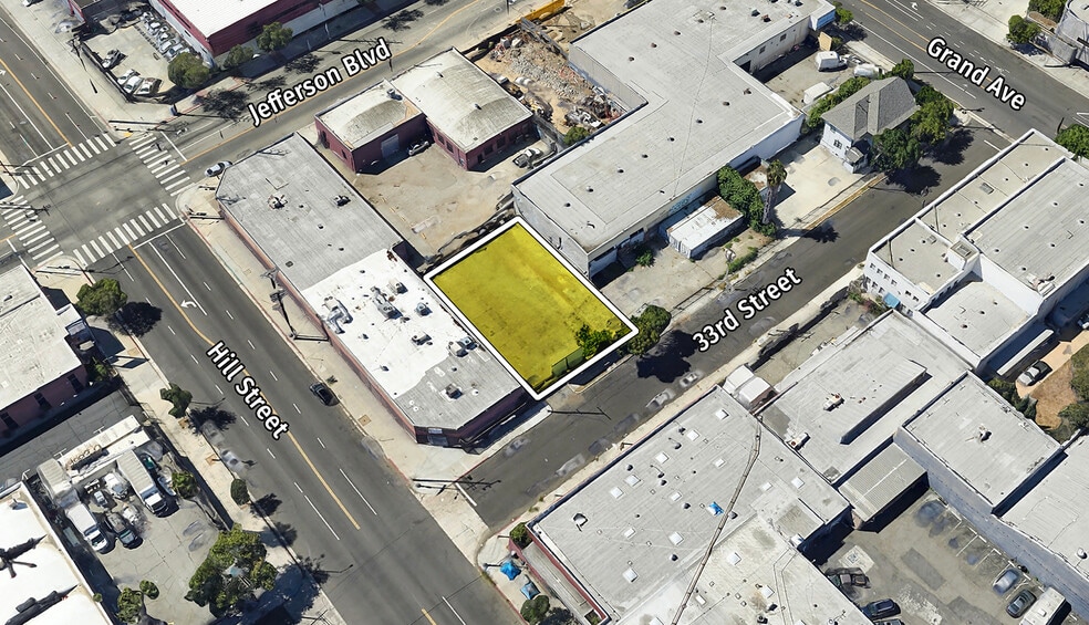 230 W 33rd St, Los Angeles, CA for lease - Aerial - Image 2 of 3