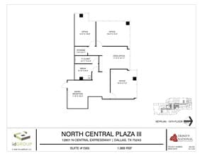 12801 N Central Expy, Dallas, TX for lease Site Plan- Image 2 of 2