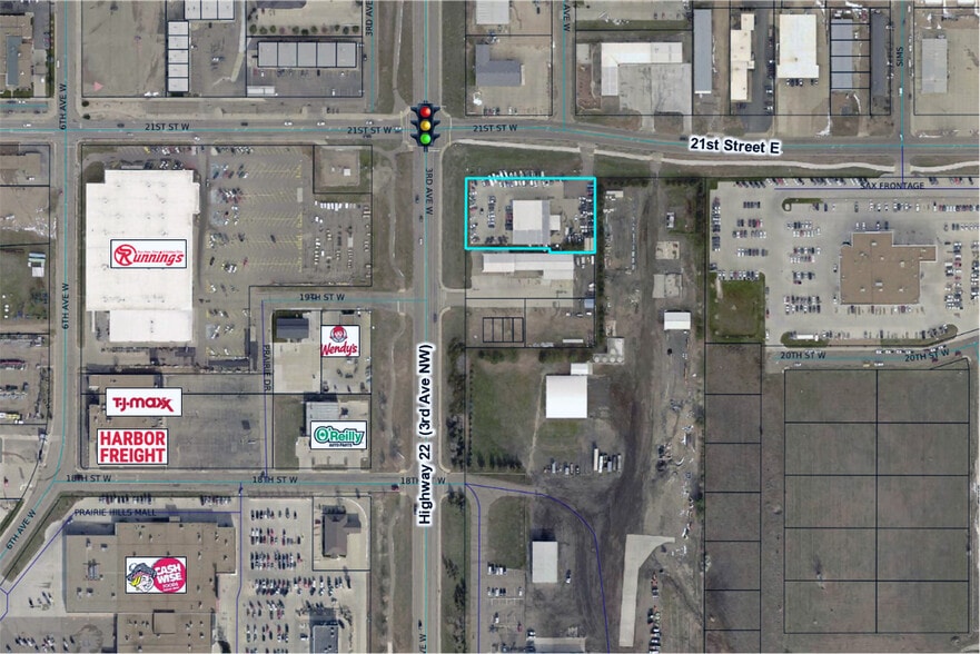 2090 3rd Ave W, Dickinson, ND for sale - Aerial - Image 3 of 4