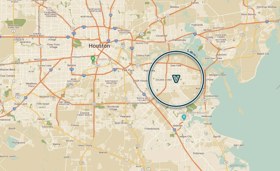 4501 Center St, Deer Park, TX à vendre - Aérien - Image 3 de 4